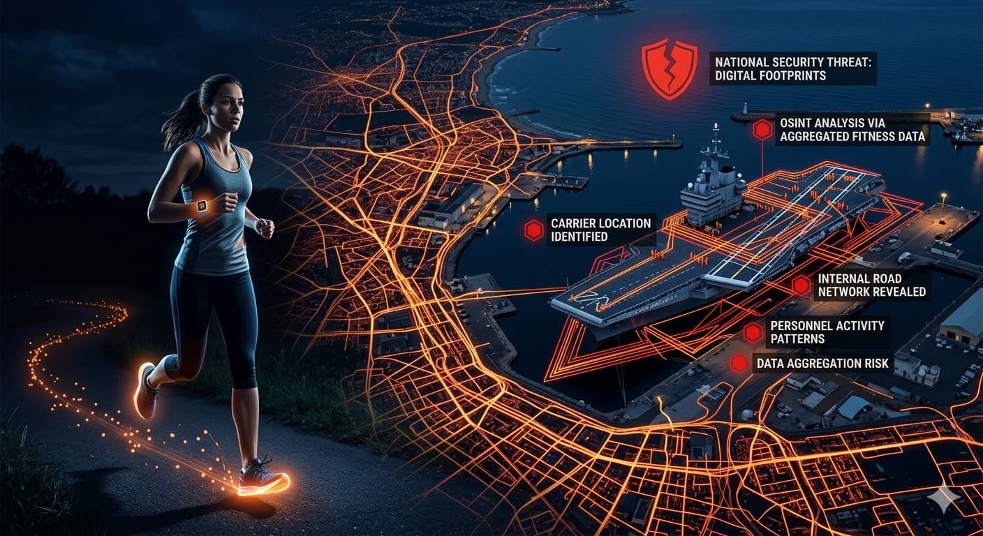 法國航母因為 strava 被追蹤