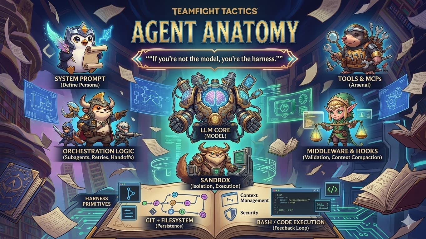 拆解 Agent Harness — 你以為的 AI Agent 其實 90% 是 harness