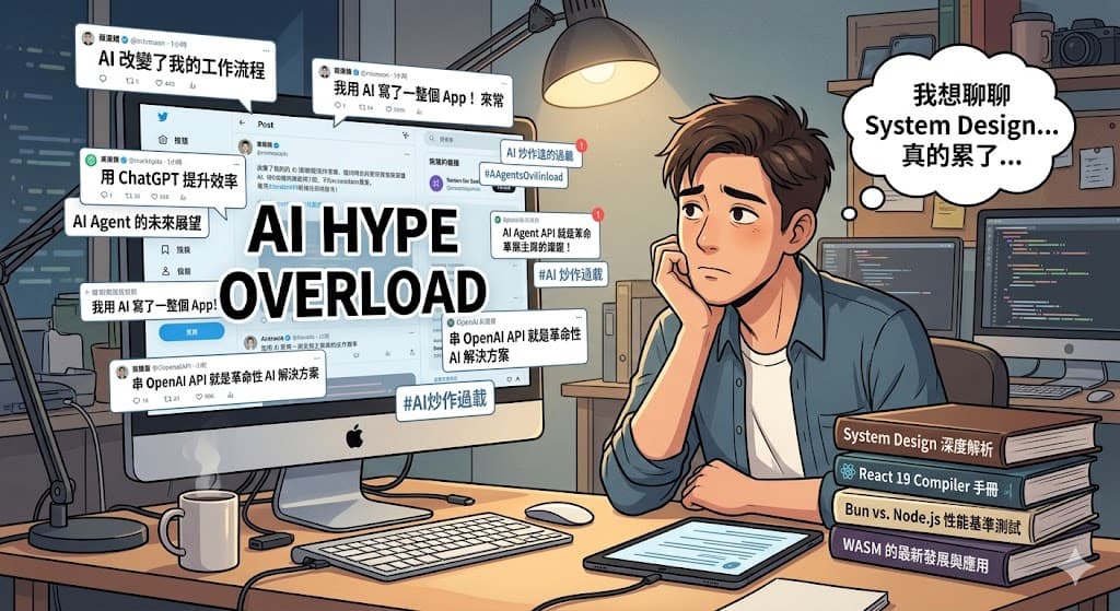 AI 話題聊膩了嗎?開發者的疲勞症候群觀察