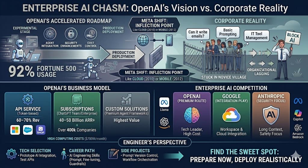 OpenAI 談企業 AI 下階段 — 大部分公司還沒跟上