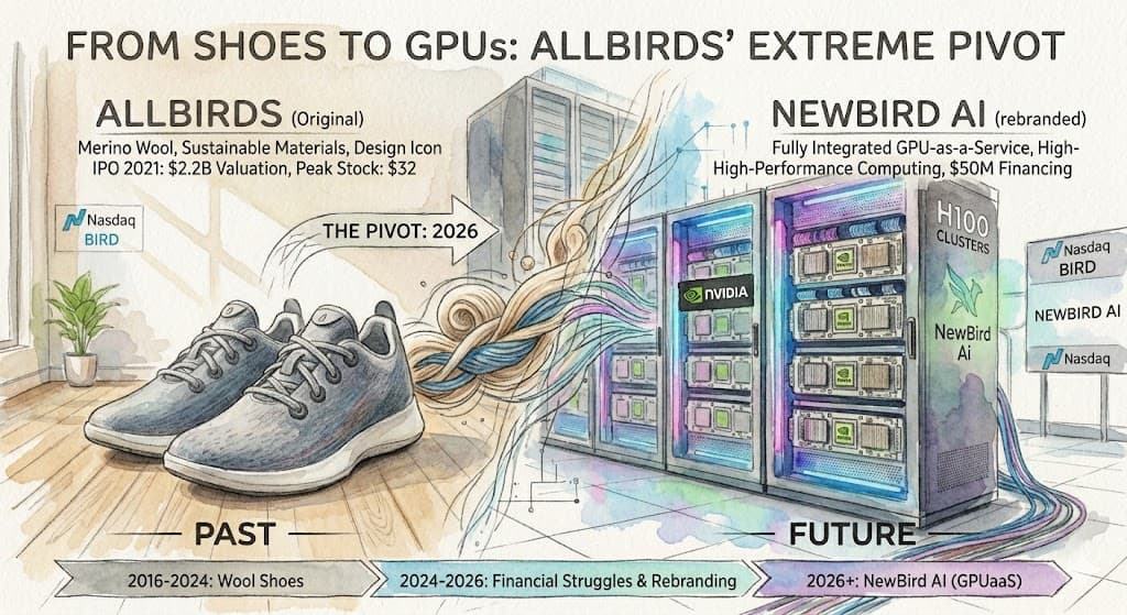 賣鞋子改做 AI?Allbirds 史上最大膽的轉型賭注