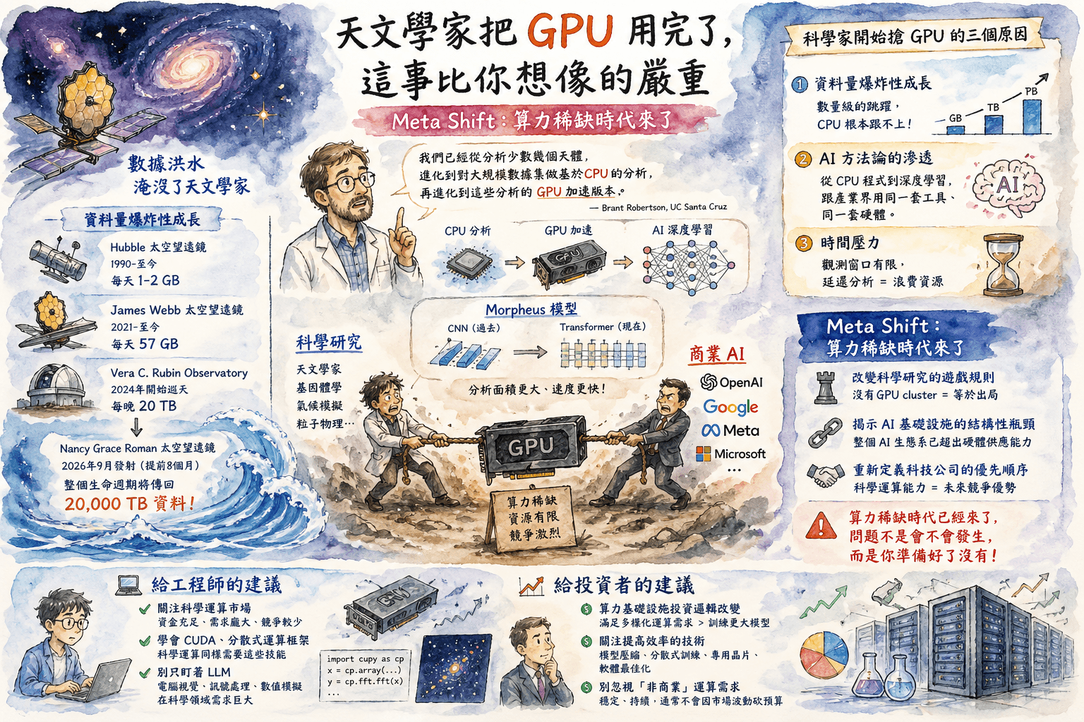 連天文學家都搶不到 GPU?AI 熱潮下的計算資源大戰