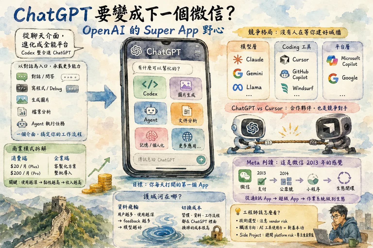 OpenAI 想做 super app — ChatGPT 的野心到底有多大?