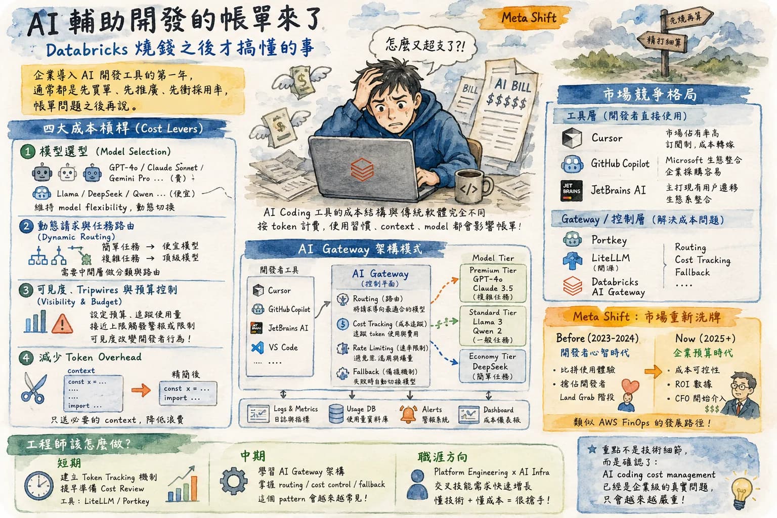 AI coding 工具燒錢有多快?Databricks 告訴你怎麼控成本